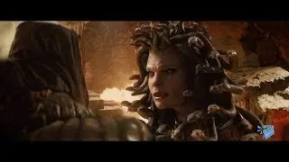 Битва Титанов  Медуза / Medusa's  сцена атаки