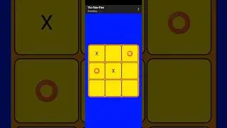 Making a Tic-Tac-Toe game by coding #shortfeed #shorts #expcoding