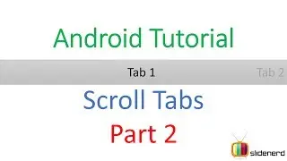 138 Android Scrollable Tabs Part 2 |