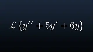 Laplace Transform Initial Value Problem (Example)