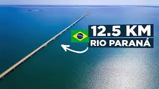 A Incrível PONTE e TRAVESSIA sobre o Rio Paraná