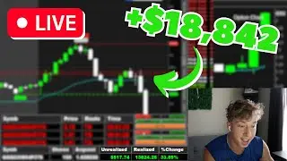 How I Made $18,842 In ONE MINUTE Trading QQQ!!