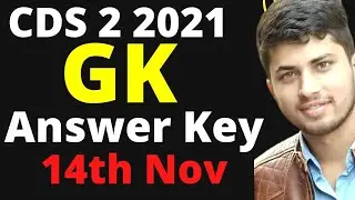 CDS 2 2021 GK Answer Key | UPSC OTA IMA INA GS | Gov Exam Funda |