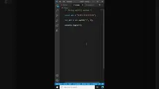 JavaScript String split() method with limit - JavaScript Tutorial for Beginners