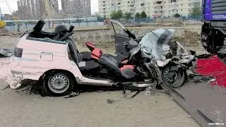 ЖЕСТЬ!!!мясо!!! Подборка жестких аварий!!  Аварии со смертельным исходом