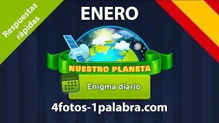 Enigma Diario 🇪🇸 Enero 2024 4 Fotos 1 Palabra ❤️ Nuestro planeta ¡Respuestas!