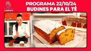 BUDINES PARA EL TÉ por VALENTINA SALEZZI | CUCINARE TV - Programa 22/10/24