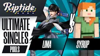 Lima (Bayonetta) vs Syrup (Steve) - Riptide 2024 - Ultimate Singles - R2 Pools