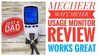 Review & How To Use Watt / Power Meter to Monitor Electricity use by MECHEER