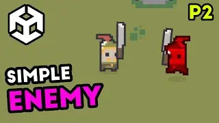 Simple Enemy AI for a Unity game - P2 Chase and Attack script