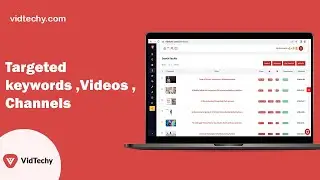 VidTechy Targeted Keywords, videos, channel finder