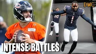 FIERCE Competition Between Caleb and Bears Defense || Bears Minicamp Practice News