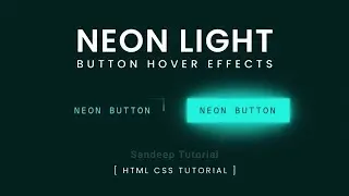 Neon Light Button Animation Effects on Hover 🔥🚀👨‍💻👩‍💻👨‍🎓👩‍🎓 #shorts #neonbutton #Shorts