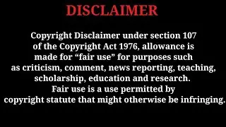 Copyright Disclaimer Under Section 107 | YouTube Disclaimer | YouTube Copyright Disclaimer