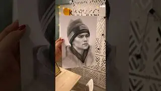 Портрет Маратика карандашом и углем