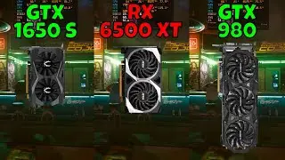 GTX 1650 Super vs RX 6500 XT vs GTX 980 (In 10 Games)