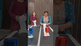 Tinku and mummy water class roll challenge