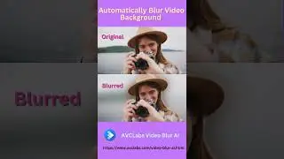 Automatically and Precisely Blur Video Background by AI Technology