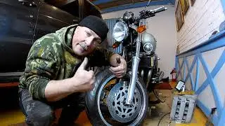 YAMAHA XJR1200 !!! Ставим колодки и колесо.Как выбрать колодки?