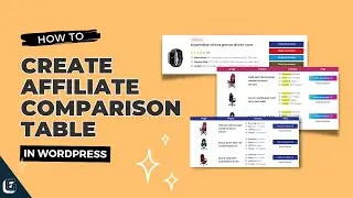 How to Create an Affiliate Comparison Table in WordPress [FREE]