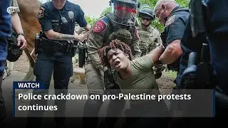 Police crackdown on pro-Palestine protests continues