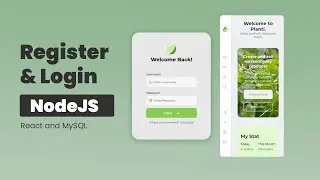 🔐 Register and Login Module + Admin Dashboard | NodeJS ReactJS & MySQL | Admin authentication.
