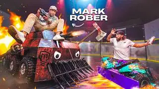 EXTREME Robot Battle: Mark Rober vs Dude Perfect