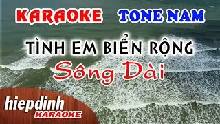 Karaoke Tình Em Biển Rộng Sông Dài | Beat chuẩn hay nhất | Hiệp Định Studio