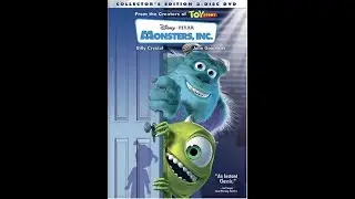 Opening to Monsters, Inc. DVD (2002, Both Discs) (Widescreen Version)