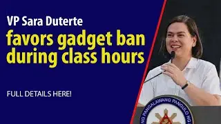 VP Sara Duterte favors gadget ban during class hours