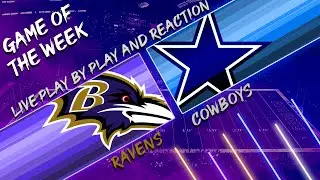 Ravens vs Cowboys Live Play by Play & Reaction