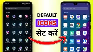 How to Set Default Icon In Any Android Phones | Default Icon Kaise Set Karen 2024