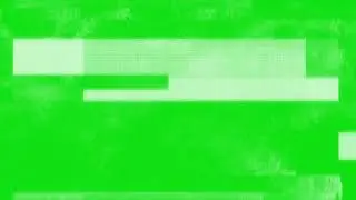 Stylish VHS interference Green Screen Effect 4K