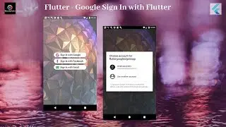 Flutter Tutorial - Google Sign In with Flutter