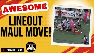 An Awesome Rugby Lineout Maul Move! | Rugby Analysis by GDD Coaching