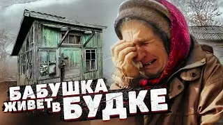 БАБУШКА ВЫЖИВАЕТ В ХОЛОДНОЙ БУДКЕ БЕЗ УДОБСТВ. САНСАРА.