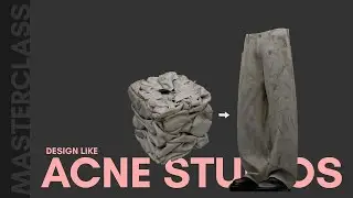 Design Like Acne Studios (Baggy Jeans) | CLO3D Absolute Beginner Tutorial