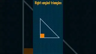 What are the properties of a right-angled triangle? 🤔 #geometry #learnmath #minitymaths