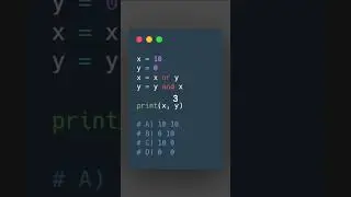 Python Trick: Mastering or and and Operators! 🐍#Python #Pythontrick #Pythonquiz #codingchallenge