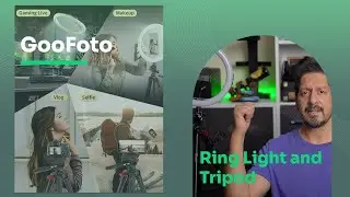 GooFoto 11 Inch Ring Light and Tripod | Great Starter Kit for Tic Tok , Instagram & YouTuber Videos