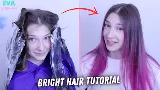 How To Dye Your Hair Pink | Bright Hair Color Transformation 2023 by Eva Lorman