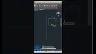 Mirror objects without selecting points to define the mirror axis in AutoCAD 2023