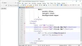 JQuery -  Library importing and writing
