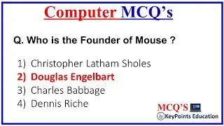 Computer Fundamental MCQ Part - 2 | computer fundamental mcq questions with answers