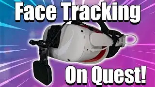 VR Face Tracking On The Quest! HTC Vive Lip Tracker Works On Other Headsets & Its Amazing!