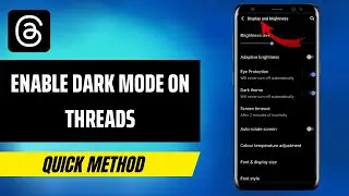 How To Enable Dark Mode On Threads