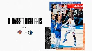 Highlights | RJ Barrett Powers Knicks to Dominant Road Victory