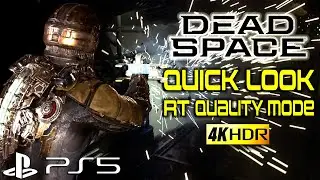 Dead Space Remake PRE-PATCH 4K HDR  Ray Tracing Quality Mode PS5 👀