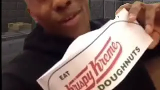 back at it again at Krispy Kreme (Minecraft meme)