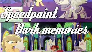 [Base edit]Dark memories(part2/?){Speedpaint next gen Mlp story}